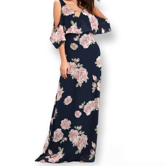 Lulus  The Very Thought of You Floral Print Maxi Dress - Picture 6 of 12